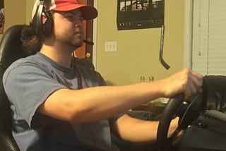 How an aspiring NASCAR driver is using simulation to chase his dreams