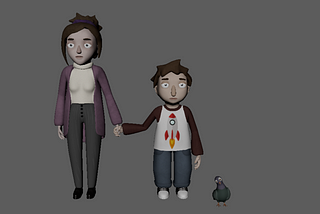 Finished Character Models, blendshapes