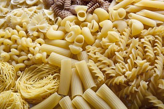 The many shapes of pasta in Italy