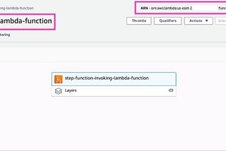 Invoke AWS Lambda with AWS Step Function