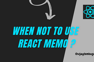 When NOT to use React.memo ?