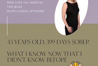 🎂 43 Years Old, 399 Days Sober