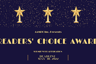 Calling all AUTHORS! Submit your Book NOW for a Readers’ Choice Award