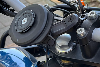 Mounting USB + QuadLock on Enfield Himalayan