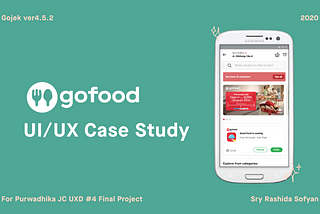 Gofood Redesign — UI/UX case study of a food delivery platform