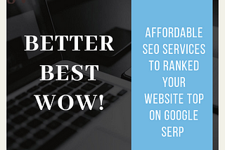 Affordable SEO Services Truly Offer Top Internet Search Engine Placement at a Restricted Budget