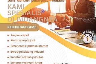 RESPON CEPAT, Pusat Penerjemah Inggris-Indonesia Kalimantan Tengah Mitramas Maju Mandiri