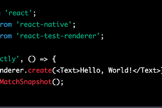 React Native Testing for beginners