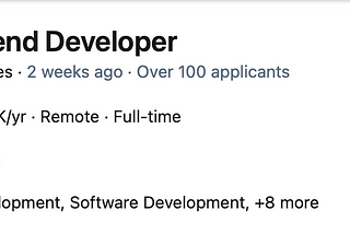 A picture of applicants to a job