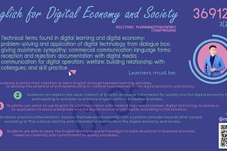 English for Digital Economy and Society
