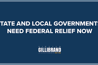 State And Local Governments Need Federal Relief Now