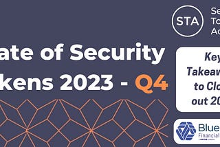 State of Security Tokens 2023 — Q4 Publication