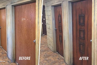 How to Make an Aged, Antique Door