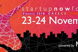 Mytracknet attending StartupnowForum | Eleusis 2018