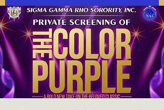 The Color Purple Private Screening in Ghana