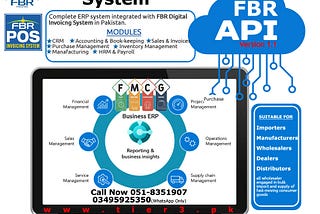 FBR Digital Invoicing System in Pakistan