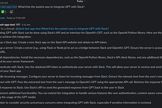 Fastest way to integrate GPT with Slack using GCP Cloud Run