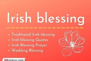 Traditional Irish blessing Quotes & Prayers To Share
