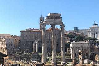 Rome, ruins and abandoning my resistance to vulnerability.