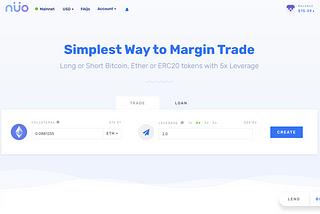 Nuo: Introducing Non-Custodial Margin Trading with 5x leverage
