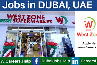 West Zone Supermarket — Cashier & Butcher Jobs