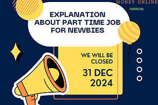 Explanation About Part Time Job For Newbies