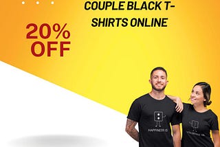 Couple Black T-shirts Online