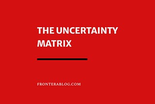 The Uncertainty Matrix — Cover