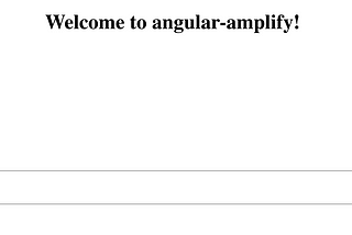 AWS Amplify and Angular - How to