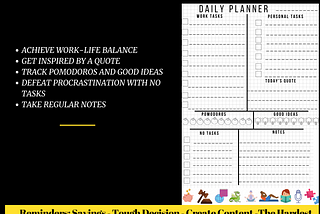 How I Created a Daily Planner to Develop My Creativity and Beat Procrastination