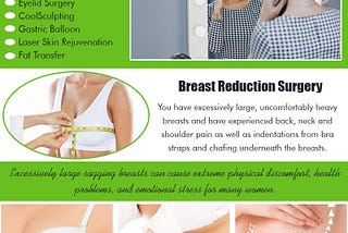 Breast reduction surgery experts repairs separated muscles