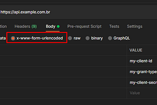How to send x-www-form-urlencoded with Delphi