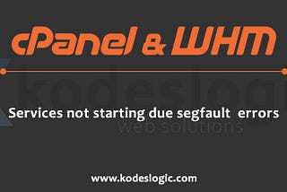 Segfault issues noticed within “/var/log/messages”