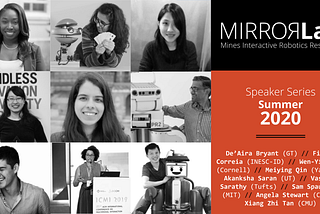 MIRRORLab Summer Speakers 2020