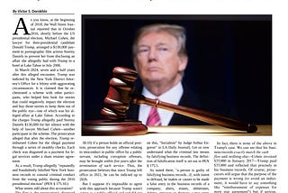 Trump’s criminal case as the prosecution’s favorite trick