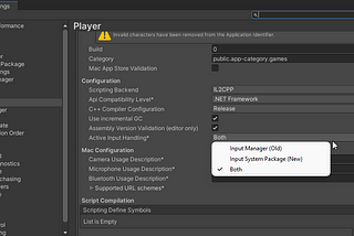 Unity’s New Input System Setup