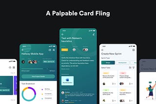 52 weeks of interaction design — Week 1: A palpable card fling