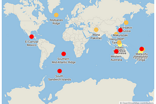 Earthquake Map