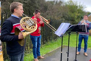 Musicians bring back the joy of live music to isolated communities in Wales
