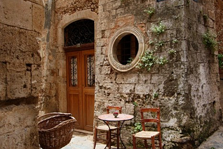 Street Corner, Crete, Greece