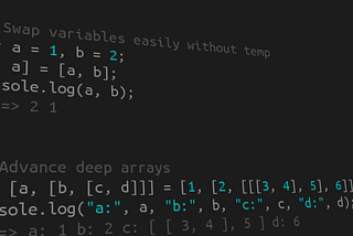 RÃ©sultat de recherche d'images pour "destructuring assignment"