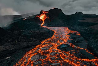 volcanic eruption in Iceland