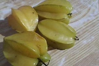 Carambola or star fruits