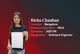 How an aspiring pilot changed her route to become a Software Developer — Richa’s story
