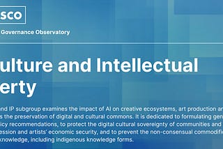 OPEN CALL to Co-Design a Repository on Artificial Intelligence, Intellectual Property and Culture