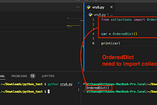 Python: OrderedDict vs dict