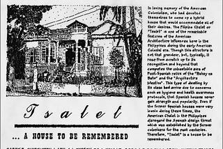 Tsalet: A House to be Remembered
