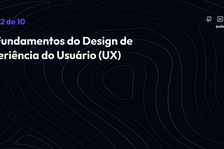 Os Fundamentos do Design de Experiência do Usuário (UX)