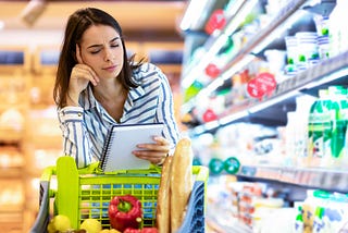 The lost art of food shopping