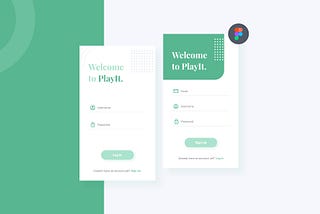 How I make a clean UI design for login section with Figma from scratch